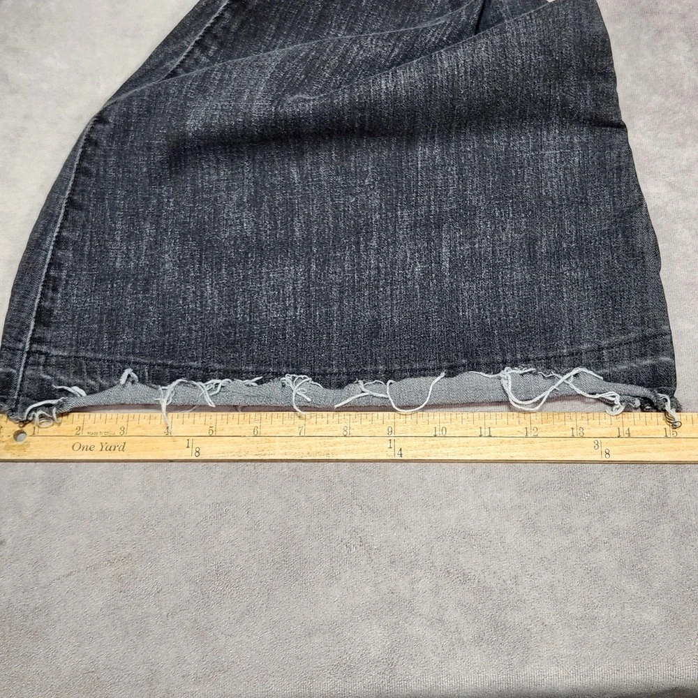 Free People We The Free Just Float On Flare Jeans Black High Rise Button Fly 32